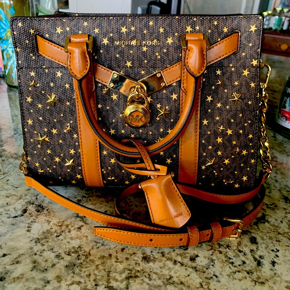 Brand new Michael Kors Nouveau Hamilton Bag star edition with dust bag.
